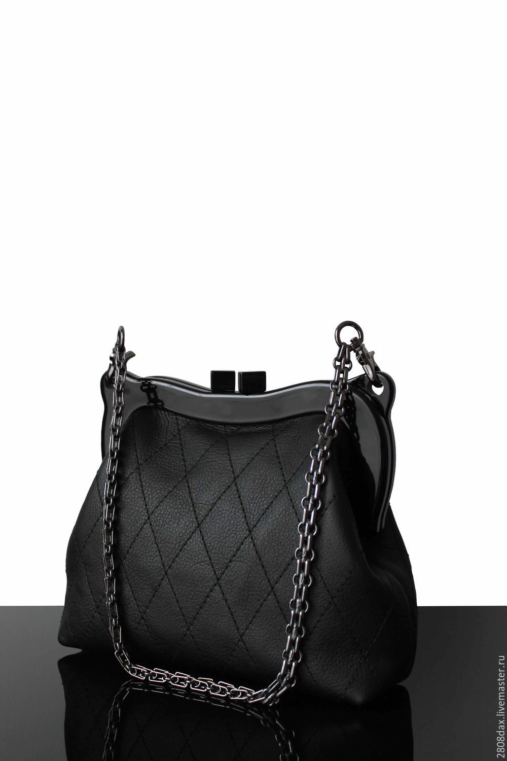 black leather designer handbags