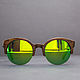 "Superstar Green" от Timbersun, деревянные очки. Очки. Уникальные аксессуары Timbersun. Ярмарка Мастеров.  Фото №5