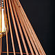Деревянный светильник Конус махагон, подвесная люстра из дерева. Потолочные и подвесные светильники. Деревянные светильники Woodshire (woodshire). Ярмарка Мастеров.  Фото №5