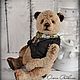 Sir Romuald, author Teddy bear (23cm). Teddy Bears. Olga Rybkina. Online shopping on My Livemaster.  Фото №2