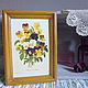'Botany. Pansy'. Panels in vintage style. Pictures. botanica-m. Online shopping on My Livemaster.  Фото №2