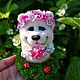 Весенний Ёжик из шерсти. Войлочная игрушка. Валяние с любовью (lovely-felting). Ярмарка Мастеров.  Фото №4