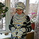 Set 'azure' ( beret scarf mittens-mittens). Headwear Sets. Irennovikova. Online shopping on My Livemaster.  Фото №2