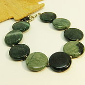 Украшения handmade. Livemaster - original item Bracelet made of Jasper, the Cool green forests. Handmade.