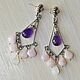Chandelier earrings with Opal and Amethyst. 925 pr. Earrings. A lovely near you !!!. Online shopping on My Livemaster.  Фото №2