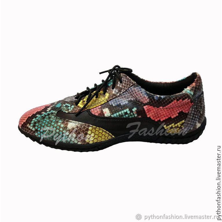 python print leather curb sneakers