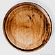 Wooden Round Serving tray (40#3. Trays. ART OF SIBERIA. My Livemaster. Фото №5