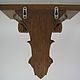 Consola de pared tallada clásica 3 roble. Shelves. Carved decor. My Livemaster. Фото №5