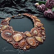 Украшения handmade. Livemaster - original item Individual order. Large necklace with natural stones.. Handmade.