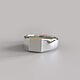 Кольцо Square Signet Ring Small Polished, Кольцо-печатка, Санкт-Петербург,  Фото №1