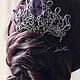 Order Hair comb with amethyst stones 'Crown of the Enchantress'. Del-moro. Livemaster. . Comb Фото №3