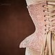 Бельевой корсет из кружева и силуэтом "песочные часы". Корсеты. Moriel Corsetry. Интернет-магазин Ярмарка Мастеров.  Фото №2