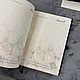 Именной ежедневник из алькантары с именем из металла. Ежедневники. AVallova luxury book. Интернет-магазин Ярмарка Мастеров.  Фото №2