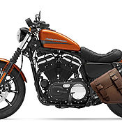 Сумки и аксессуары handmade. Livemaster - original item Trunk on the frame of Harley Davidson Sportster (brown). Handmade.