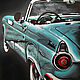 Постер, фотопечать "Ford Thunderbird" - 50*70 см, Фотокартины, Уфа,  Фото №1
