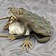Bag with clasp: Knitted Frog bag made of beads, Clasp Bag, Angarsk,  Фото №1