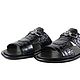Men's sandals made of crocodile leather, in black!, Sandals, St. Petersburg,  Фото №1