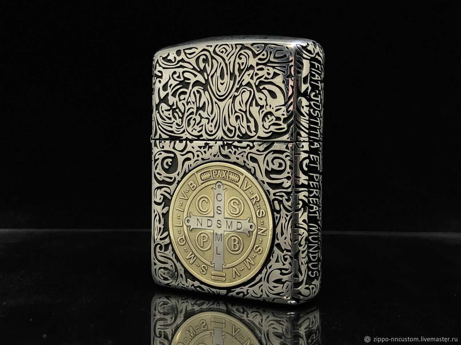 Zippo Armor sterling silver Constantine with inserts