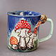 Tazas y tazas: Caracol y Amanita, Mugs and cups, Moscow,  Фото №1