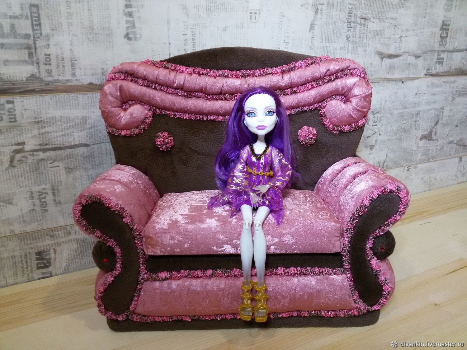 диван для кукол своими руками из губок