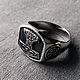 Silver ring "Thor hammer big". Ring. Opalus (opalus). Online shopping on My Livemaster.  Фото №2