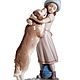 Винтаж: Для примераLLadro Теплое приветствие/Девочка с собакой Новая в коробке, Статуэтки винтажные, Москва,  Фото №1