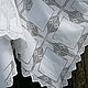 Заказать Винтаж: Большая скатерть с ручным кружевом, винтаж. Текстильный бутик Rich's Home. Ярмарка Мастеров. . Предметы интерьера винтажные Фото №3