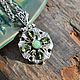 Кулон-крест серебро, опал и хризолиты. Кулон. Miss Tiffany jewelry (Леся). Ярмарка Мастеров.  Фото №5