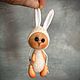 Игрушка кролик в морковке. Интерьерная кукла. Elentika. Ярмарка Мастеров.  Фото №5