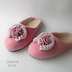  women's felted Slippers ' Bella', Slippers, Moscow,  Фото №1