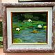 Lily pond classic sketchy impasto painting impressionism. Pictures. paintmart (oikos). Online shopping on My Livemaster.  Фото №2