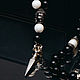 Men's Yin Yang bids with onyx. Beads2. malajemma. Online shopping on My Livemaster.  Фото №2