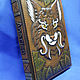 Leather notebook "SHARP-SIGHTED LYNX", Notebooks, Krivoy Rog,  Фото №1