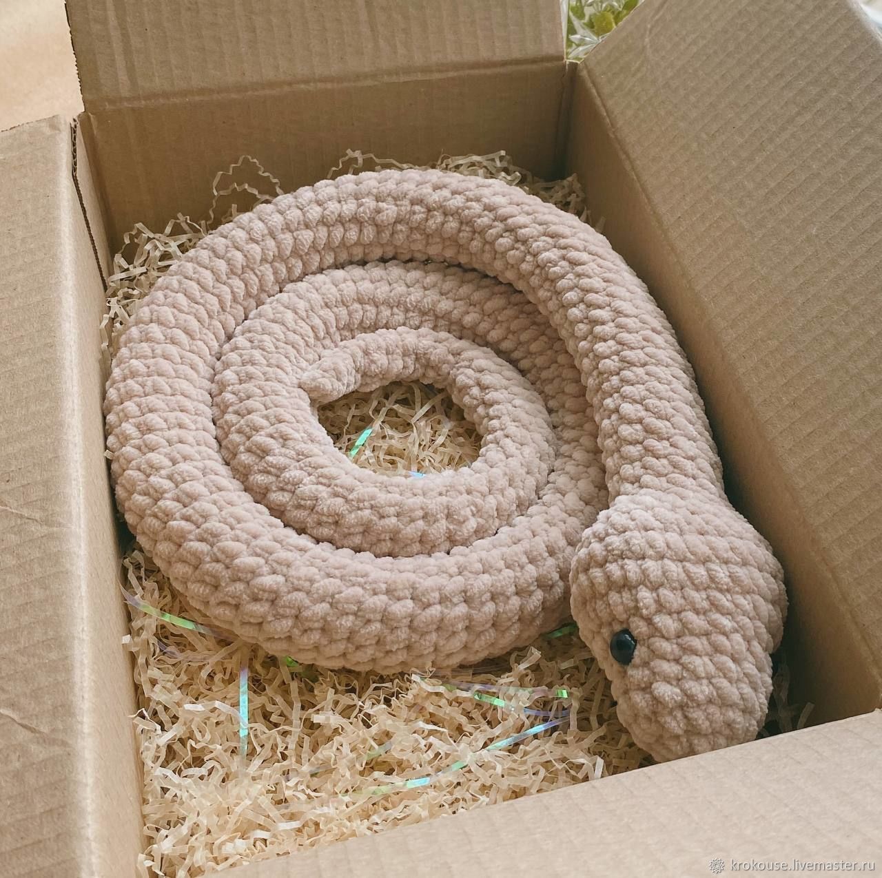 Мягкая игрушка змея 43 см в ассортименте (модель по наличию)