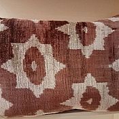 Для дома и интерьера handmade. Livemaster - original item Decorative pillowcase made of Uzbek silk velvet. Handmade.
