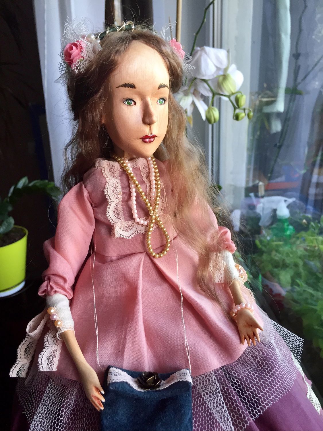 Амелия,кукла из дерева в интернет-магазине Ярмарка Мастеров по цене ...