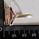 Кольца 18 и 18.5 р."Голубиная кровь" Рубин 3.5 Ct. Кольца. Роберт Серебро 999.. Ярмарка Мастеров.  Фото №10