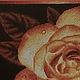 Вышитая картина "Золотая роза" (без оформления). Картины. Галерея ручной вышивки (trefilova). Ярмарка Мастеров.  Фото №4