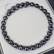 Работы для детей, handmade. Livemaster - original item Natural Black Pearls Beads. Handmade.