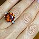 17. Кольцо данбурит, огранка 6.85 ct. Натуральные камни. Кольца. Елена. Ярмарка Мастеров.  Фото №4