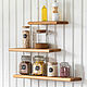 Wall shelf in natural color, 30 cm. Shelves. Foxwoodrus. My Livemaster. Фото №5