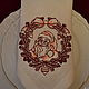 Napkin linen ' Santa Claus'. Swipe. Embroidery for every taste (embroiderylinen). Online shopping on My Livemaster.  Фото №2