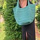 Вязаная сумка. Сумка-тоут. NataBern - Leather accessories. Ярмарка Мастеров.  Фото №6
