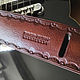 Embossed Guitar Strap. Strap for guitar. roman-bushuev (bags-bush). My Livemaster. Фото №4