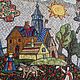 Панно " Сказка Конек-Горбунок" для Ольги. Картины. Марьяна. Ярмарка Мастеров.  Фото №6