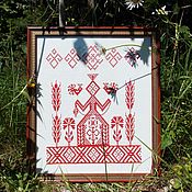 Фен-шуй и эзотерика handmade. Livemaster - original item Makosh goddess oberezhnye embroidery. Handmade.