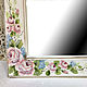 Large floor mirror 'Roses'. Mirror. Frida Gots. Online shopping on My Livemaster.  Фото №2