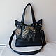 Women's leather bag with painting to order for Irina, Classic Bag, Noginsk,  Фото №1