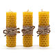 Candle 'Honey' 8 cm Set of 4 pcs. Candles. merlin-hat (Merlin-hat). My Livemaster. Фото №6