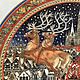 Заказать Винтаж: Санта Клаус Декоративная тарелка Сочельник. Викторианская Роза. Ярмарка Мастеров. . Сувениры винтажные Фото №3